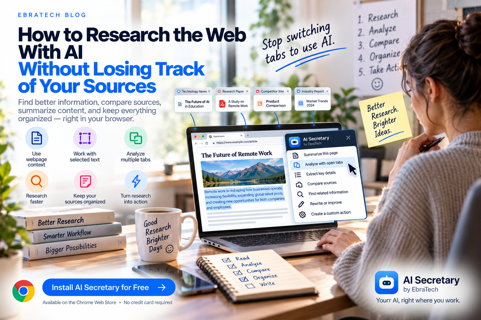 How to Research the Web With AI Without Losing Track of Your Sources