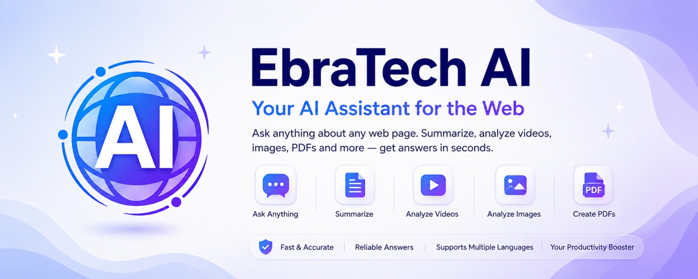 EbraTech AI Assistant screenshot